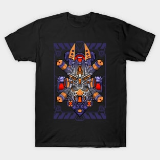 Cool looking robot head T-Shirt